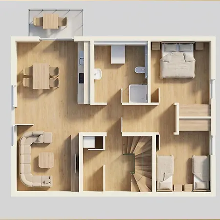 Sonneninsel Haus Himmelblau Obergeschoss